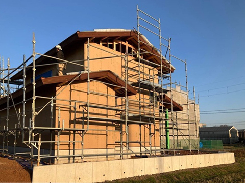 焼杉板張りの外壁で、愛犬と暮らす家～長浜市 N様邸新築工事