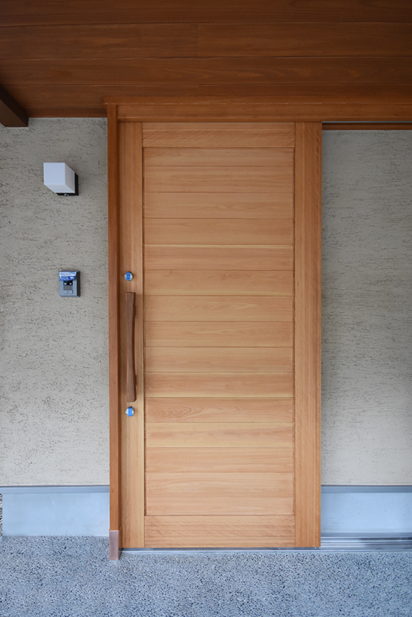 オリジナル木製玄関扉