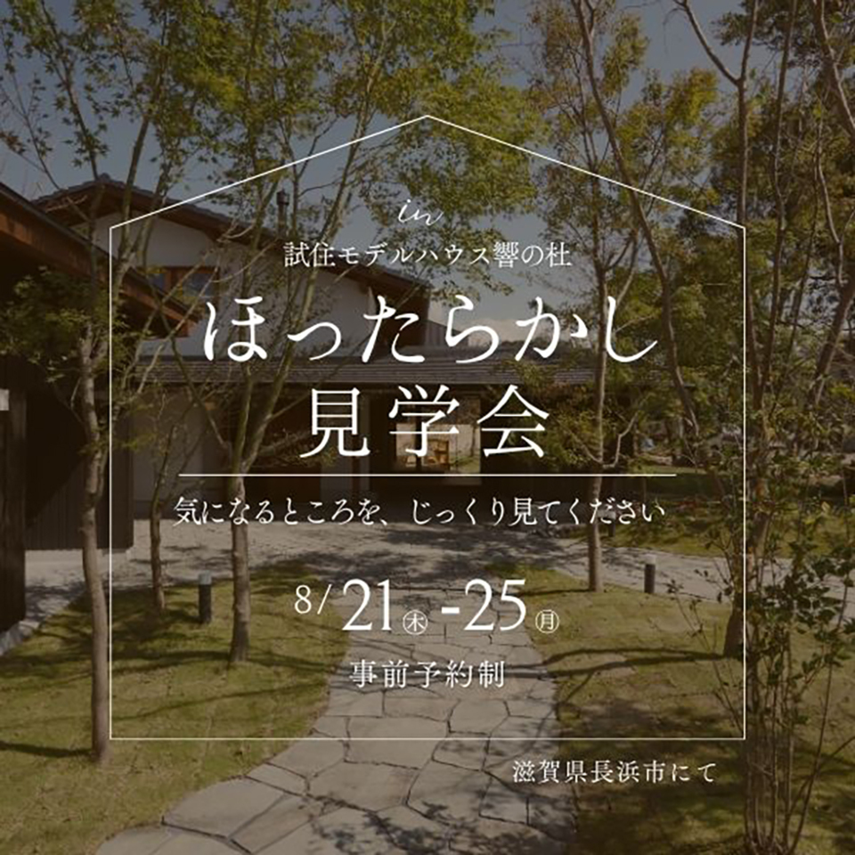 8/21-25“ほったらかし”見学会