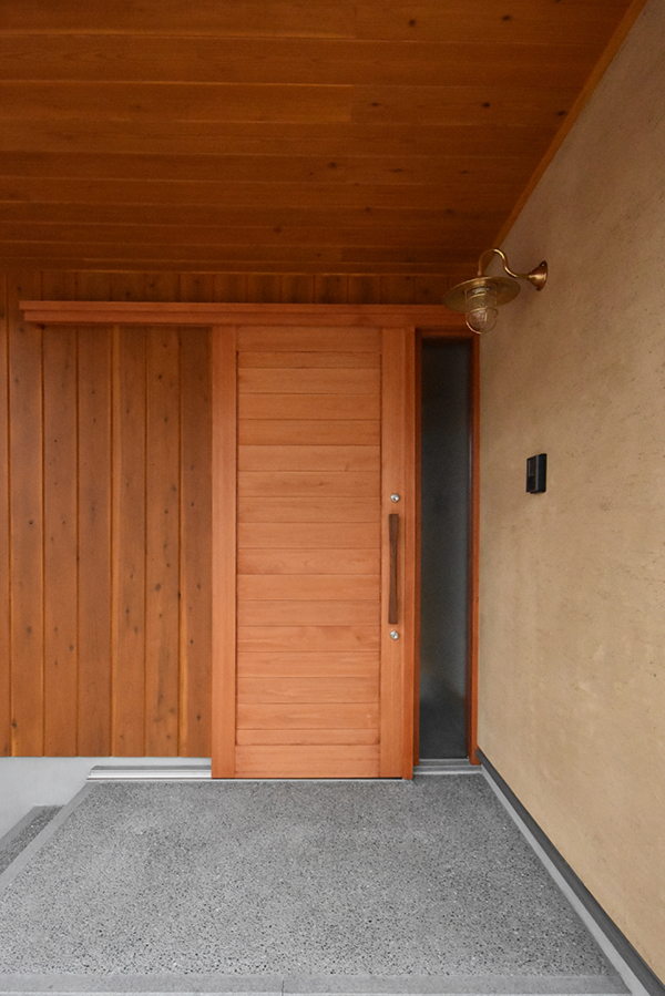 オリジナル木製玄関扉
