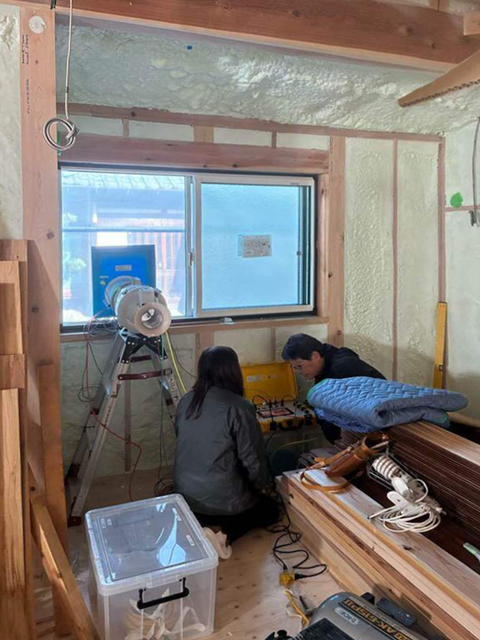 薪ストーブのある、平屋の終の棲家～長浜市 N様邸増築工事