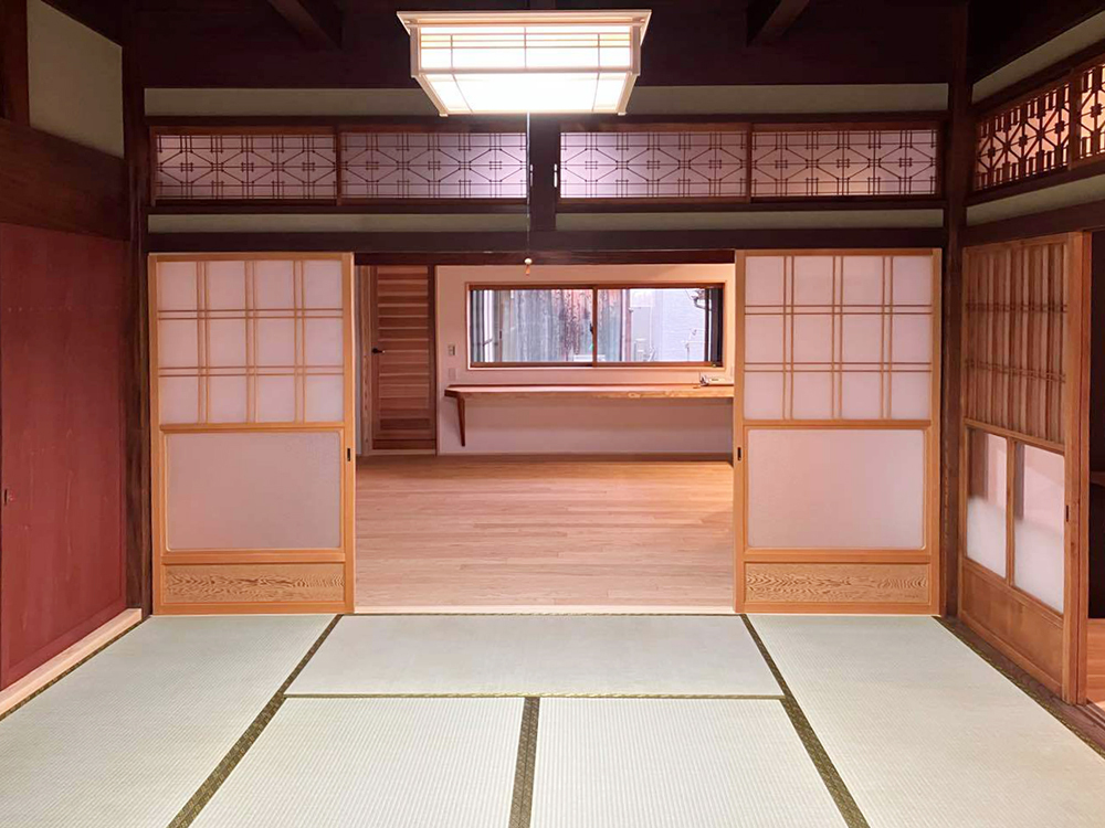 縁側に囲まれた田舎建ちを、暮らしやすく大規模リノベーション～長浜市 I様邸リノベーション工事