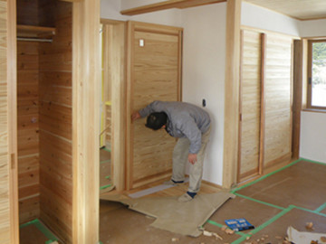 建具の取り付け