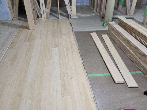 祖父が育てた山の杉で仕上げた、総板張りの家～長浜市 K様邸新築工事