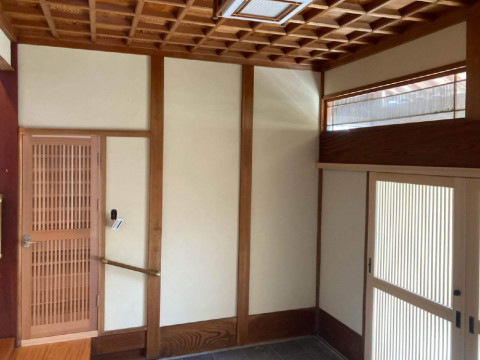 養生の撤去